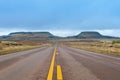 Long road into Monument Valley Royalty Free Stock Photo