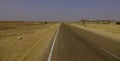 Long road on Thar desert Royalty Free Stock Photo