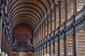 The Long Room in The Old Library, Trinity College, Dublin, Ireland Royalty Free Stock Photo