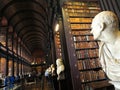 The Long Room of the Old Library of Trinity College in Dublin, IRELAND