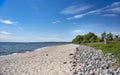 Long Sandy Beach in Stenshuvud National Park and Lush paradise forests