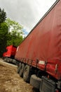 Long semitrailer truck Royalty Free Stock Photo