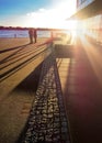 Long shadows afternoon