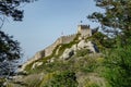 Castle of moors over the hill in Sintra, Portugal