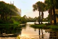 Sunset over the Swamp Apartments