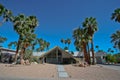 Long Shot of Swiss Miss House in Palm Springs Royalty Free Stock Photo