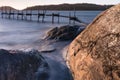 Long shutterspeed boardwalk