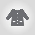 Long slave jacket isolated icon