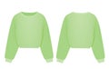 Long sleeve green blouse