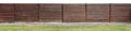 Long solid fence