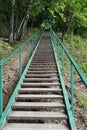 Long staircase up