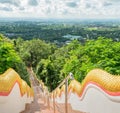 long stairs way Royalty Free Stock Photo