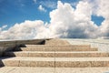 Long stone stairway to heaven Royalty Free Stock Photo