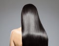 Long straight hair Royalty Free Stock Photo