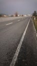 Long Straight Highway Road Low Angle Royalty Free Stock Photo