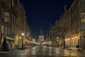 Long Street in Gdansk, Poland. Royalty Free Stock Photo
