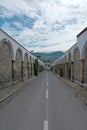 Long street to castle Decin