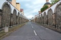 Long street to castle Decin