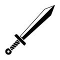 Long sword vector icon