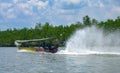 Long-tail boat in action, Thailand