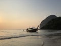 Long-tail boat at Farang Beach