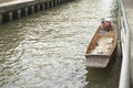 Long tail boat Long-tail river boat in Bangkok, Thailand,