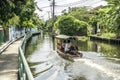 Long tail boat Long-tail river boat in Bangkok, Thailand,