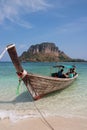 Long tail boat at Phranang beach