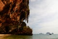 Long-tail boat. Railay beach. Krabi. Thailand Royalty Free Stock Photo