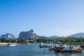 Long tail boat for tourist at Krabi