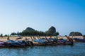 Long tail boat for tourist at Krabi