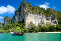 Long tail boats, Krabi Royalty Free Stock Photo