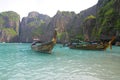 Long Tail Boats in Maya Bay - Thailand