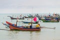 Long tail fishing boats at Koh Samui