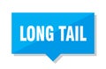 Long tail price tag Royalty Free Stock Photo
