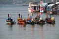 Long-tailed boats