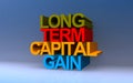 Long term capital gain on blue