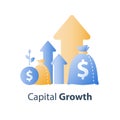 Financial value steady growth, long term investment strategy, asset allocation, revenue increase, mutual fund interest rate