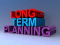Long term planning Royalty Free Stock Photo