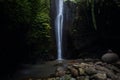 A long tiny waterfall in Trawas is so relaxing Royalty Free Stock Photo