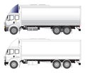 Long truck vector illustration