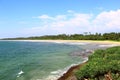 Long, uncrowded beach of Bentota Royalty Free Stock Photo