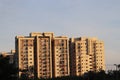 Long view of a full apartment building