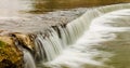 Long waterfall of the Ter river Royalty Free Stock Photo