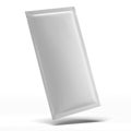 Long White Blank Foil Packaging Royalty Free Stock Photo