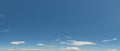 Long white clouds drifting in blue sky. panorama format Royalty Free Stock Photo