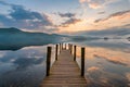 Ashness Jetty, Derwentwater, Lake District, UK.