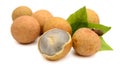 Longan - exotic fruit. Royalty Free Stock Photo