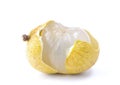 Longan fruit on white background