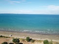 Longbay regional park with Beach in Auckland of New Zealand Royalty Free Stock Photo